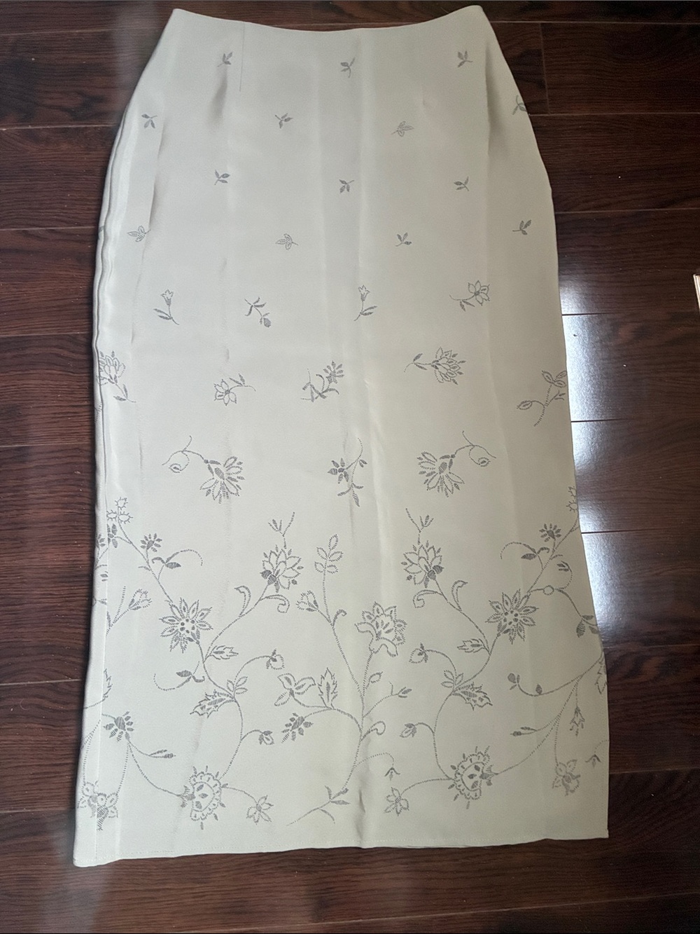 Vintage Melanie Lyne Floral Embroidered Maxi Skirt